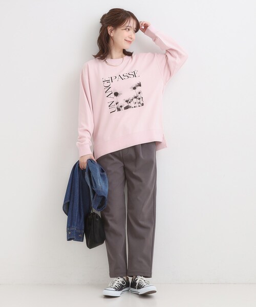 【yoko様限定】aloスウェット　ブラック　ルルレモン　ピンクトップス yoko様限定】aloスウェット ブラック ルルレモン ピンクトップス