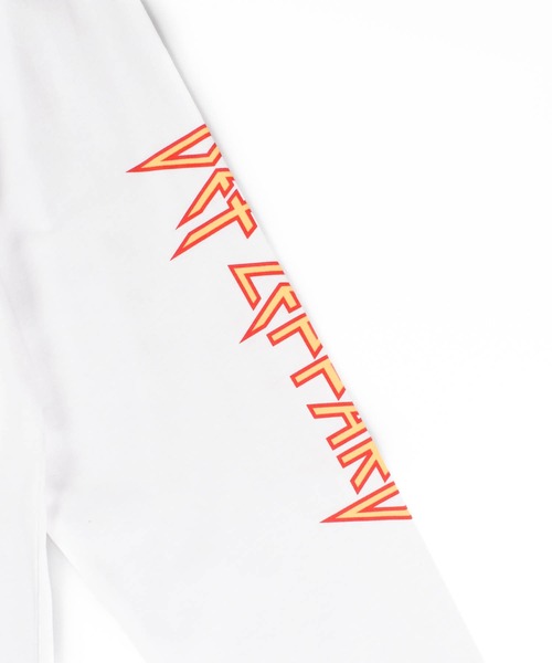ROCK-OFF（ロックオフ）の「【ROCK-OFF】【AW】DEF LEPPARD SHATTER LONG SLEEVE TEE（Tシャツ/カットソー・メンズ・ホワイト・MEDIUM/LARGE/X-LARGE）」の2枚目の写真