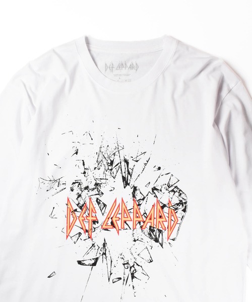 ROCK-OFF（ロックオフ）の「【ROCK-OFF】【AW】DEF LEPPARD SHATTER LONG SLEEVE TEE（Tシャツ/カットソー・メンズ・ホワイト・MEDIUM/LARGE/X-LARGE）」の3枚目の写真