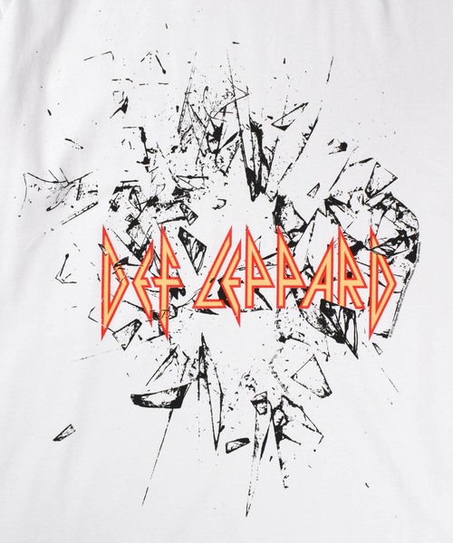 ROCK-OFF（ロックオフ）の「【ROCK-OFF】【AW】DEF LEPPARD SHATTER LONG SLEEVE TEE（Tシャツ/カットソー・メンズ・ホワイト・MEDIUM/LARGE/X-LARGE）」の4枚目の写真