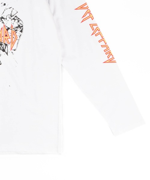 ROCK-OFF（ロックオフ）の「【ROCK-OFF】【AW】DEF LEPPARD SHATTER LONG SLEEVE TEE（Tシャツ/カットソー・メンズ・ホワイト・MEDIUM/LARGE/X-LARGE）」の6枚目の写真