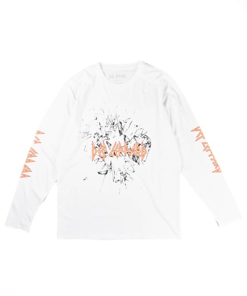 ROCK-OFF（ロックオフ）の「【ROCK-OFF】【AW】DEF LEPPARD SHATTER LONG SLEEVE TEE（Tシャツ/カットソー・メンズ・ホワイト・MEDIUM/LARGE/X-LARGE）」の8枚目の写真