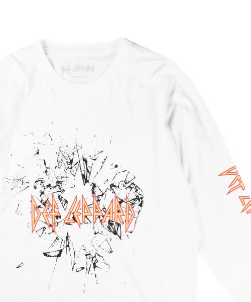 ROCK-OFF（ロックオフ）の「【ROCK-OFF】【AW】DEF LEPPARD SHATTER LONG SLEEVE TEE（Tシャツ/カットソー・メンズ・ホワイト・MEDIUM/LARGE/X-LARGE）」の9枚目の写真