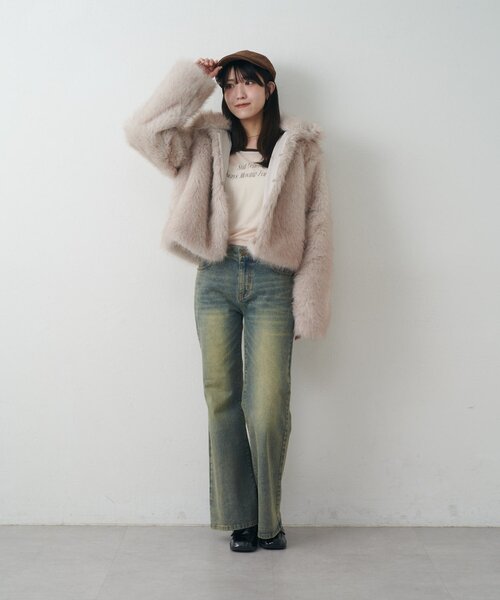 mline（エムライン）の「[mline]ハイウエストヴィンテージフレアデニム（デニムパンツ・レディース・ブルー/ブラック/ブラック系その他・2/1）」の13枚目の写真