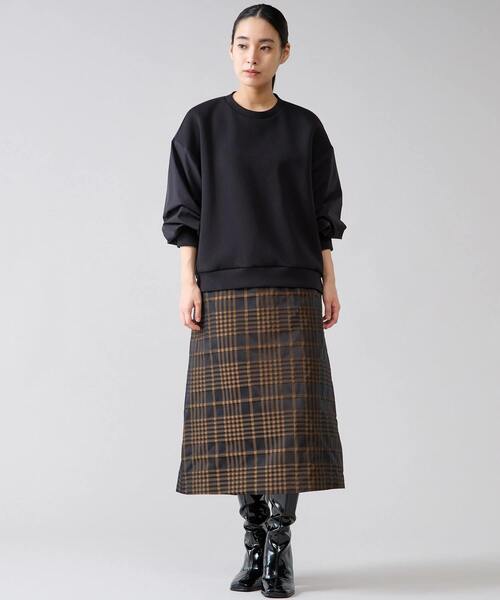 Tiara(ティアラ)の「メモリータフタチェックスカート(スカート・レディース・ブラウン/ネイビー・2/3)」の15枚目の写真