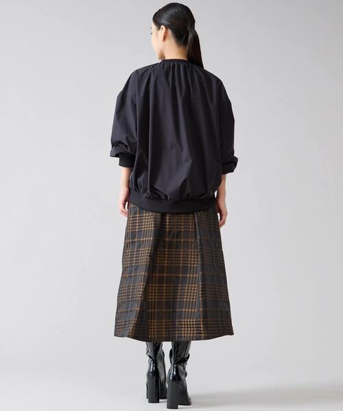 Tiara(ティアラ)の「メモリータフタチェックスカート(スカート・レディース・ブラウン/ネイビー・2/3)」の16枚目の写真