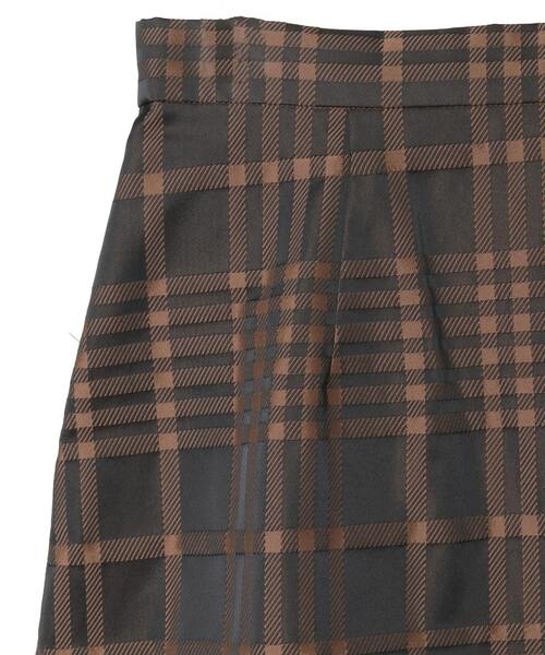 Tiara(ティアラ)の「メモリータフタチェックスカート(スカート・レディース・ブラウン/ネイビー・2/3)」の22枚目の写真