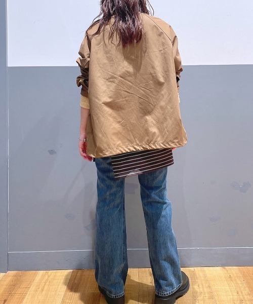 Right-on(ライトオン)の「【HONEYSUCKLE ROSE】ハンティングジャケット(ミリタリージャケット・レディース・キナリ/ブラウン・S/M/L)」の16枚目の写真