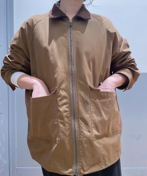 Right-on(ライトオン)の「【HONEYSUCKLE ROSE】ハンティングジャケット(ミリタリージャケット・レディース・キナリ/ブラウン・S/M/L)」の18枚目の写真