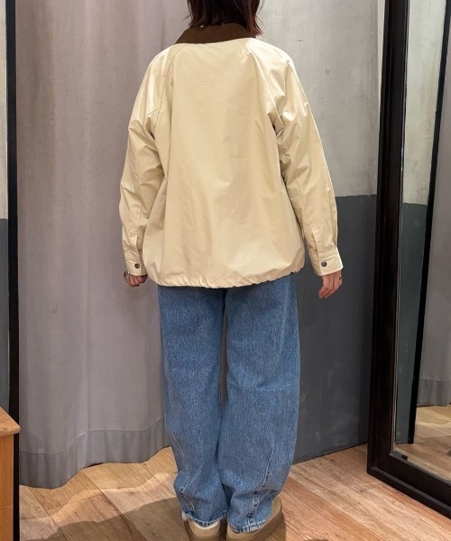 Right-on(ライトオン)の「【HONEYSUCKLE ROSE】ハンティングジャケット(ミリタリージャケット・レディース・キナリ/ブラウン・S/M/L)」の11枚目の写真