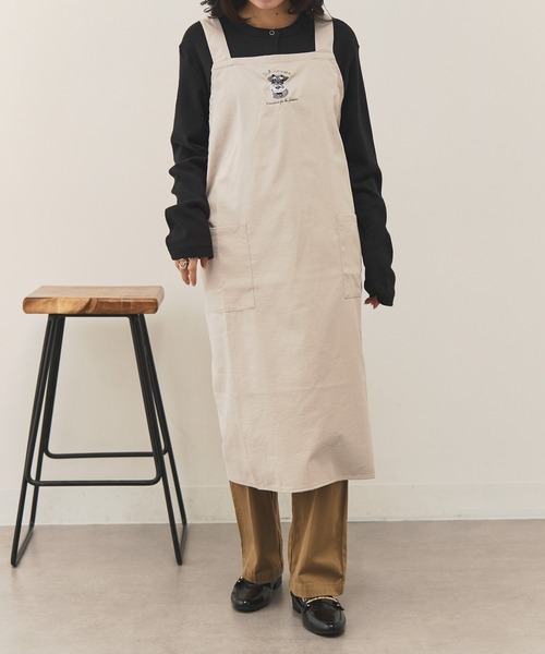 セール】【SETUP7】アニマル刺繍クロスエプロン SNBD（エプロン