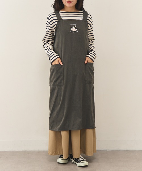 セール】【SETUP7】アニマル刺繍クロスエプロン SNBD（エプロン