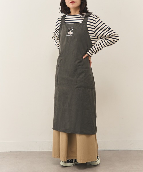 セール】【SETUP7】アニマル刺繍クロスエプロン SNBD（エプロン