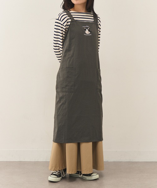 セール】【SETUP7】アニマル刺繍クロスエプロン SNBD（エプロン