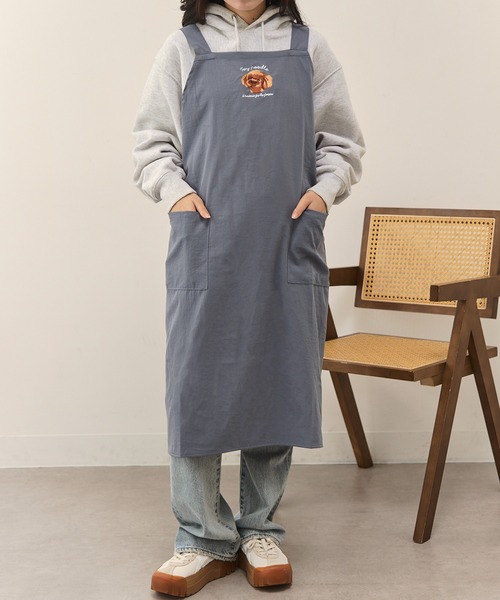 セール】【SETUP7】アニマル刺繍クロスエプロン SNBD（エプロン