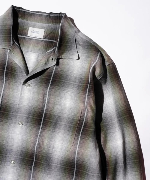 TOWNCRAFT(タウンクラフト)の「TOWN CRAFT タウンクラフト / 60S LOOP COLLAR SHIRT(シャツ/ブラウス・メンズ・グレー/ブラック/グリーン・MEDIUM/LARGE)」の17枚目の写真