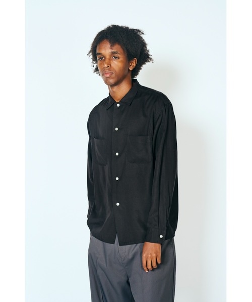 TOWNCRAFT(タウンクラフト)の「TOWN CRAFT タウンクラフト / 60S LOOP COLLAR SHIRT(シャツ/ブラウス・メンズ・グレー/ブラック/グリーン・MEDIUM/LARGE)」の6枚目の写真