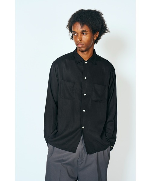 TOWNCRAFT(タウンクラフト)の「TOWN CRAFT タウンクラフト / 60S LOOP COLLAR SHIRT(シャツ/ブラウス・メンズ・グレー/ブラック/グリーン・MEDIUM/LARGE)」の8枚目の写真