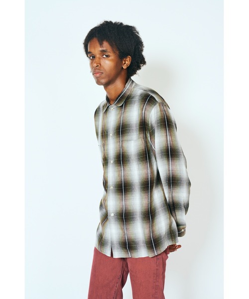 TOWNCRAFT(タウンクラフト)の「TOWN CRAFT タウンクラフト / 60S LOOP COLLAR SHIRT(シャツ/ブラウス・メンズ・グレー/ブラック/グリーン・MEDIUM/LARGE)」の14枚目の写真