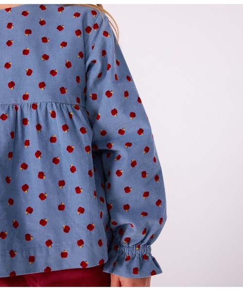 PETIT BATEAU(プチバトー)の「長袖ブラウス(シャツ/ブラウス・キッズ・ライトブルー・6YEAR/8YEAR/10YEAR/12YEAR)」の6枚目の写真