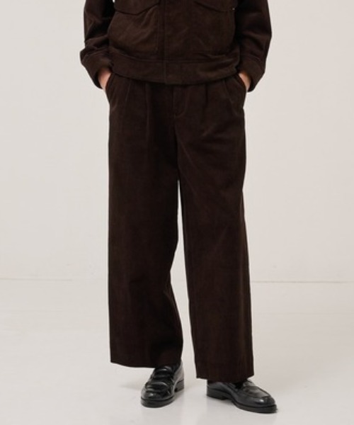 marka(マーカ)の「【MARKA/マーカ】別注 CORDUROY PANTS(その他パンツ・メンズ・ブラウン/ブラック・1/2)」の1枚目の写真