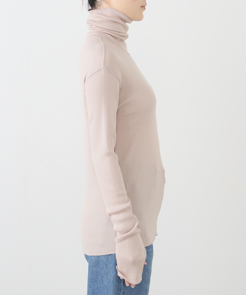 Deuxieme Classe rib タートル　ドゥーズィエムクラス　ホワイト rib タートル（Tシャツ/カットソー）｜Deuxieme Classe