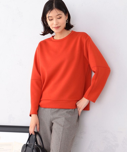 GALLORIA（ギャローリア）の「ランタンスリーブプルオーバー（Tシャツ/カットソー・レディース・オートミール/グレー/ダークグリーン/オレンジ・M/L/S/LL）」の4枚目の写真