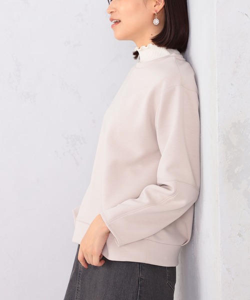 GALLORIA（ギャローリア）の「ランタンスリーブプルオーバー（Tシャツ/カットソー・レディース・オートミール/グレー/ダークグリーン/オレンジ・M/L/S/LL）」の9枚目の写真