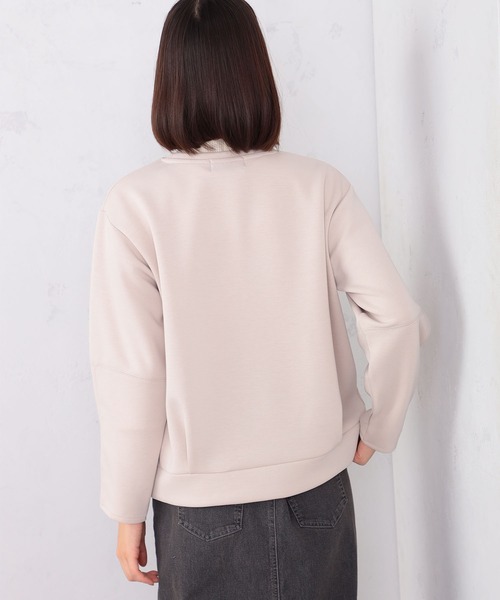 GALLORIA（ギャローリア）の「ランタンスリーブプルオーバー（Tシャツ/カットソー・レディース・オートミール/グレー/ダークグリーン/オレンジ・M/L/S/LL）」の10枚目の写真