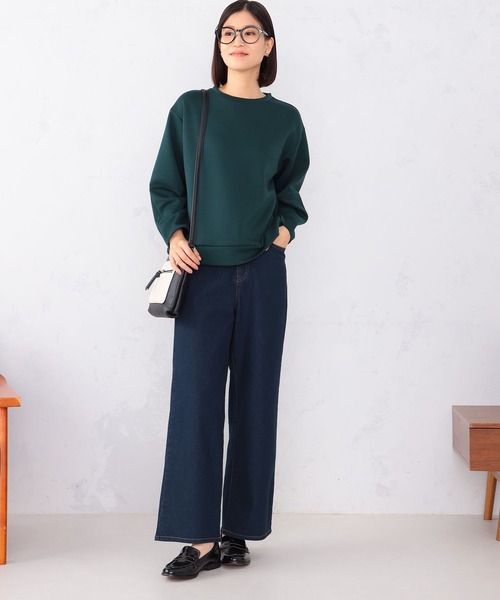 GALLORIA（ギャローリア）の「ランタンスリーブプルオーバー（Tシャツ/カットソー・レディース・オートミール/グレー/ダークグリーン/オレンジ・M/L/S/LL）」の13枚目の写真