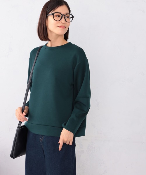 GALLORIA（ギャローリア）の「ランタンスリーブプルオーバー（Tシャツ/カットソー・レディース・オートミール/グレー/ダークグリーン/オレンジ・M/L/S/LL）」の14枚目の写真