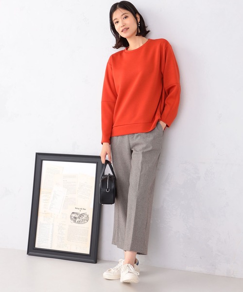 GALLORIA（ギャローリア）の「ランタンスリーブプルオーバー（Tシャツ/カットソー・レディース・オートミール/グレー/ダークグリーン/オレンジ・M/L/S/LL）」の16枚目の写真