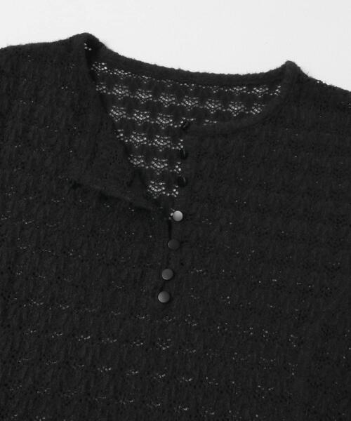 KBF（ケイビーエフ）の「シャギーレーストップス（Tシャツ/カットソー・レディース・ブラック/カーキ・ONE）」の19枚目の写真