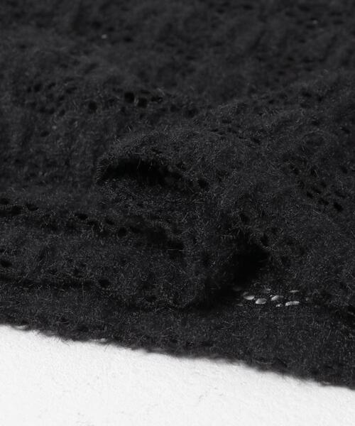 KBF（ケイビーエフ）の「シャギーレーストップス（Tシャツ/カットソー・レディース・ブラック/カーキ・ONE）」の21枚目の写真