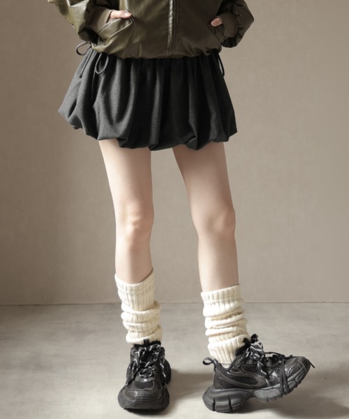 Ulysses（ユリシス）の「ドット柄バルーンミニスカート（スカート・レディース・グレー/ブラック/ブラウン・S/M）」の19枚目の写真