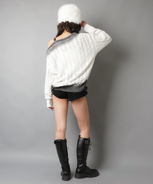 SPINNS（スピンズ）の「盛れ脚確定★サイドベルト付きデニムショーパン/2サイズ展開（その他パンツ・レディース・ブラック/カモフラージュ・ONESIZE/M/S）」の17枚目の写真