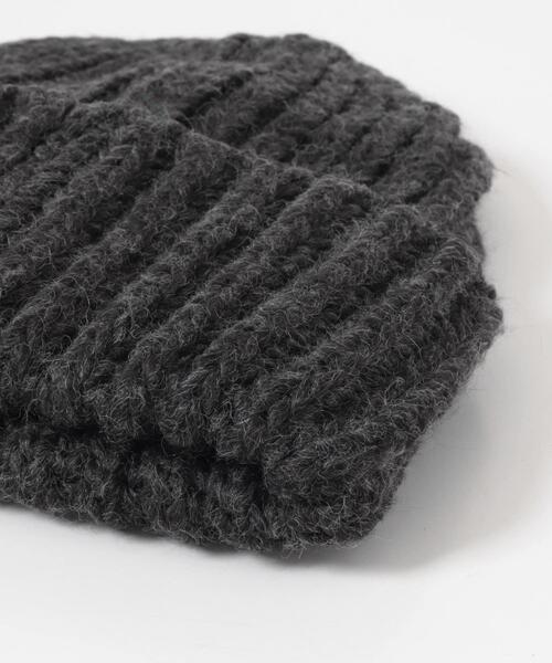 KBF（ケイビーエフ）の「リブニットビーニー（ニットキャップ/ビーニー・レディース・チャコールグレー/ベージュ系その他・ONE）」の10枚目の写真