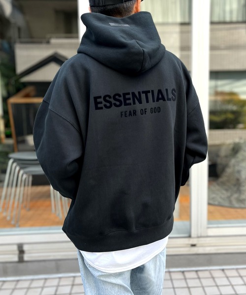セール】【FOG ESSENTIALS】エッセンシャルズ FLOCKING PRINTED HOODIE
