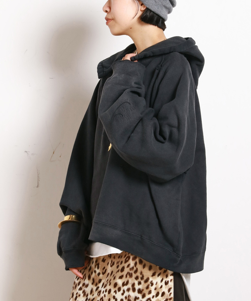 AP STUDIO(エーピーストゥディオ)の「【StandAlone/スタンド アローン】DESTROYED EMBROIDERY HOODIE(スウェット・レディース・スミクロ・FREE)」の16枚目の写真