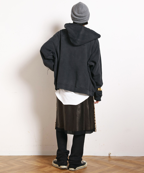 AP STUDIO(エーピーストゥディオ)の「【StandAlone/スタンド アローン】DESTROYED EMBROIDERY HOODIE(スウェット・レディース・スミクロ・FREE)」の20枚目の写真