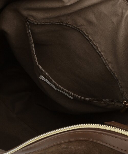 grove（グローブ）の「スエード調コンビワンンショルダー（ショルダーバッグ・レディース・ダークブラウン/グレー/チャコールグレー・00）」の22枚目の写真