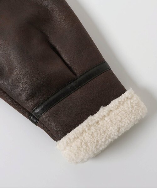 BREEZE（ブリーズ）の「ライダースボアジャケット（ライダースジャケット・キッズ・ブラウン・90/100/110/120/130/140）」の11枚目の写真