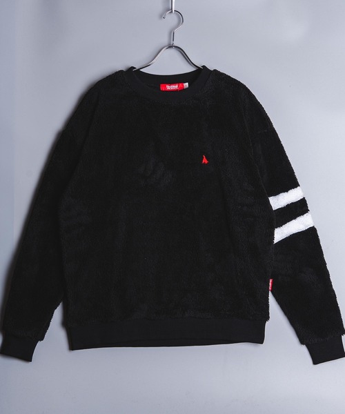 Healthknit Product（ヘルスニットプロダクト）の「Healthknit Product ヘルスニットプロダクト コヨーテ 刺繍 ボア クルーネック スウェット(GW)（スウェット・メンズ・ベージュ/ブラック・XL/M/L）」の9枚目の写真