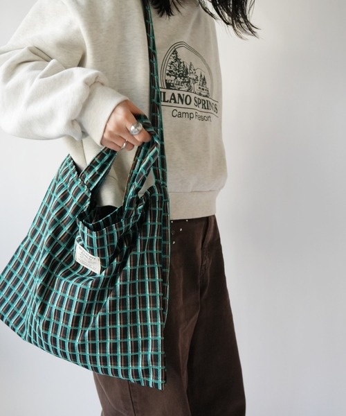 Port / ポート 】 2WAY モダン チェック トートバッグ #（ショルダー