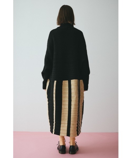 Box knit one-piece ボックスニットワンピース（ワンピース）｜HeRIN