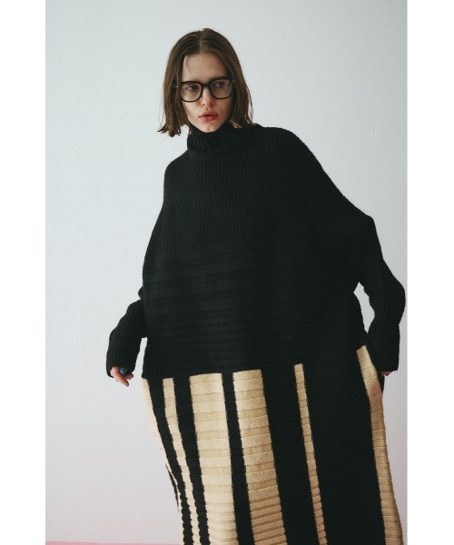 Box knit one-piece ボックスニットワンピース（ワンピース）｜HeRIN