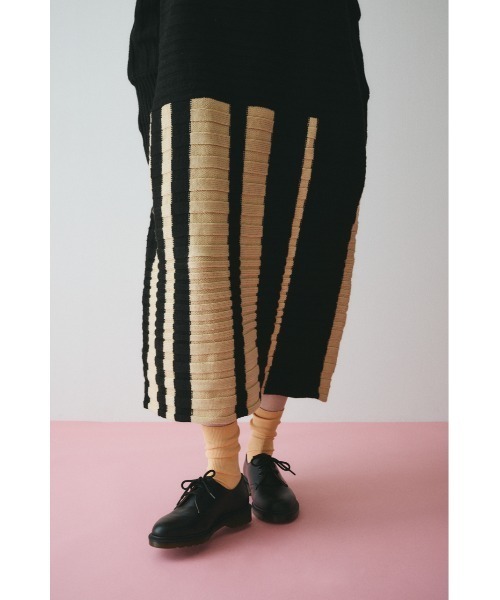 ヘリンドットサイ　ニットワンピース Box knit one-piece ボックスニットワンピース（ワンピース）｜HeRIN