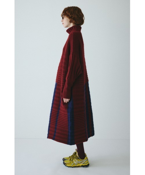 Box knit one-piece ボックスニットワンピース（ワンピース）｜HeRIN