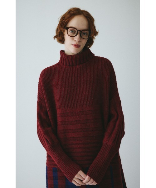 Box knit one-piece ボックスニットワンピース（ワンピース）｜HeRIN