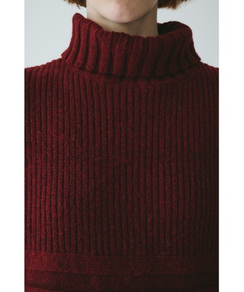 Box knit one-piece ボックスニットワンピース（ワンピース）｜HeRIN